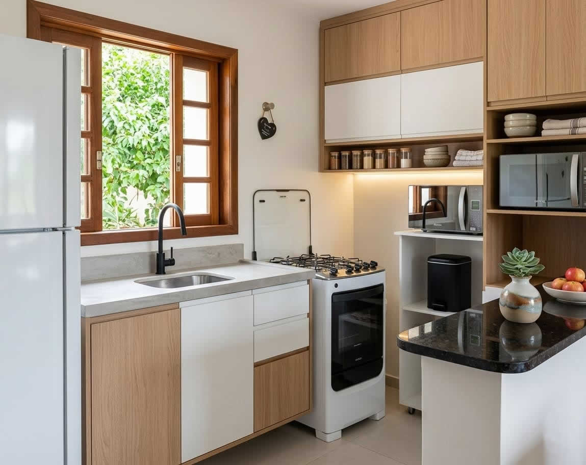 Cozinha Depois 3D